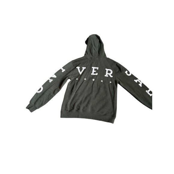 Universal Studios Men's Olive Green Graphic Hoodie Sweatshirt Size Small - Picture 5 of 6